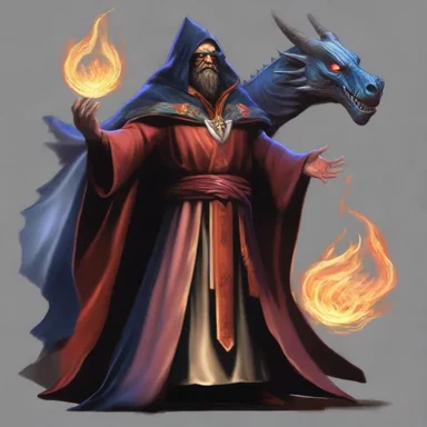 The sorcerer will designate the chosen hero to defeat the evil dragon.