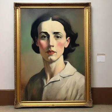 The artist designated the subject of their piece long before they began painting.