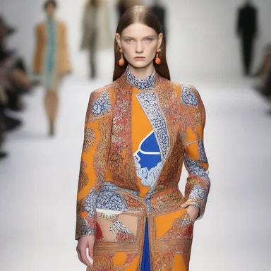 The designer designated the colors and patterns for their next collection in advance.