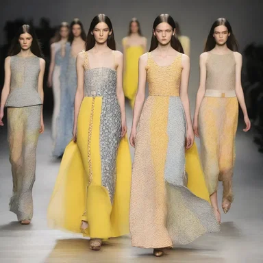 The designer designated the colors and patterns for their next collection in advance.