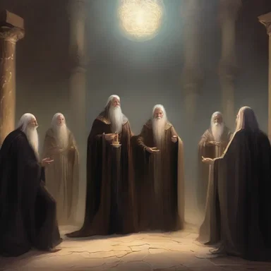 The mystical Elder Council designated the chosen one to embark on a quest to save their realm from darkness.