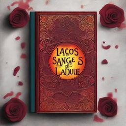 A high-quality digital art representation of a book cover for 'Laços de Sangue'