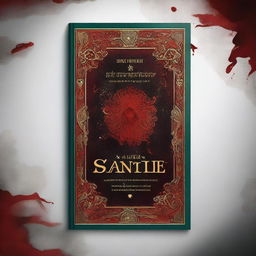 A high-quality digital art representation of a book cover for 'Laços de Sangue'