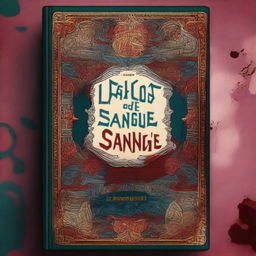 A high-quality digital art representation of a book cover for 'Laços de Sangue'