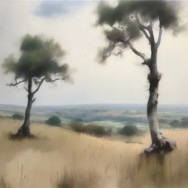 The artist skillfully captured the rimy landscape with delicate brush strokes.