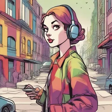 The comics artist skillfully depicted the mixing of colors to create dynamic and visually appealing illustrations.