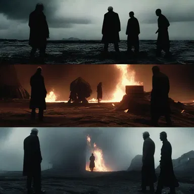 The director's use of cross-cutting created a powerful visual effect by mixing scenes from different timelines together.