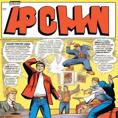 In comic books, sound effects like 'POW' and 'BANG' are commonly represented by visual notations.