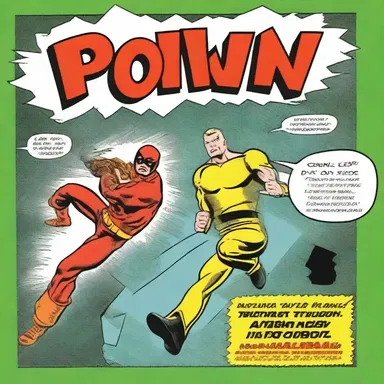 In comic books, sound effects like 'POW' and 'BANG' are commonly represented by visual notations.