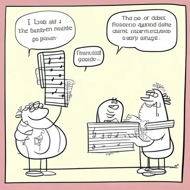 Why did the music teacher write musical notation on the joke book? Because he wanted to add a note of humor!