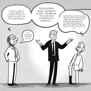 The cartoonist included amusing notations in the speech bubbles to enhance the comedic effect of the comic strip.