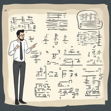 During the stand-up comedy show, the comedian poked fun at complicated mathematical equations by creating a funny notation to represent them.