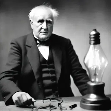 Thomas Edison was tireless in his efforts to perfect the incandescent light bulb.