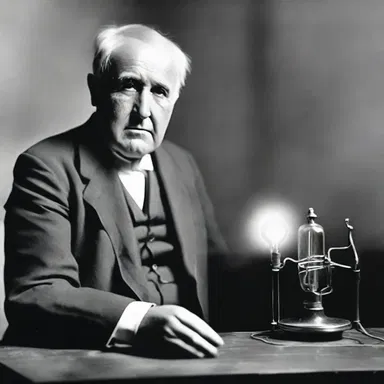 Thomas Edison was tireless in his efforts to perfect the incandescent light bulb.
