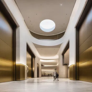 The designer's tireless attention to detail was evident in every aspect of the building's interior.