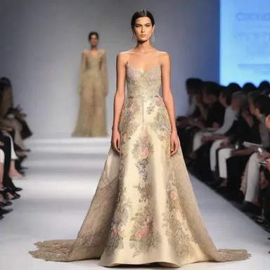 The designer showcased their latest collection of bespoke garments, featuring intricate details and personalized touches for each individual piece.