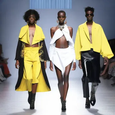 The untired designer showcased his latest collection on the runway, full of energy and creativity.