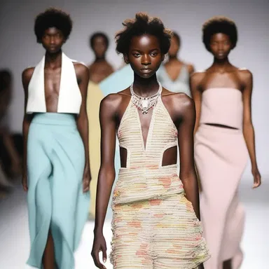 The untired designer showcased his latest collection on the runway, full of energy and creativity.