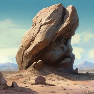 In the novel, the fossiliferous rocks were believed to possess magical powers.