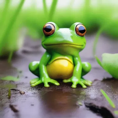 Why did the frog refuse to leave the swampy area? Because it was happy being in soggy soil!