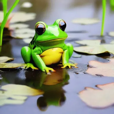 Why did the frog refuse to leave the swampy area? Because it was happy being in soggy soil!