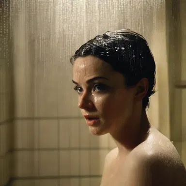 In the movie, the detective's realization was portrayed through a shower of clues falling into place.