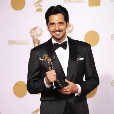 The film industry showered the lead actor with awards for his outstanding performance.