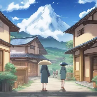 In the anime series, the protagonist could control the weather and showered the village with blessings.