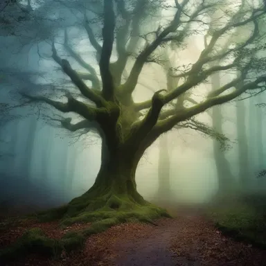 In the fantasy novel, the enchanted forest showered magical dust on anyone who entered.