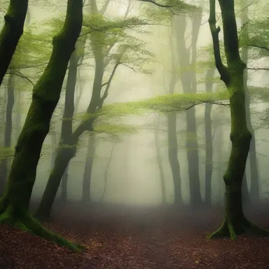 In the fantasy novel, the enchanted forest showered magical dust on anyone who entered.