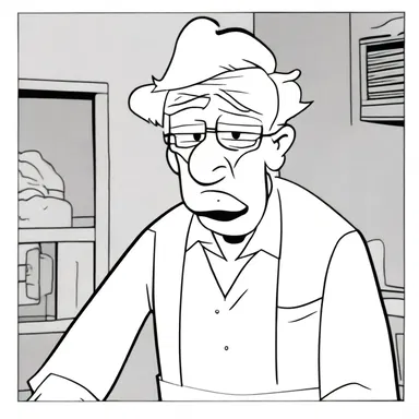 The cartoon episode used disorienting camera angles and quick cuts to depict the character's confusion.