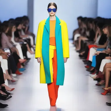 During the fashion show, the designer decided to underplay the use of bright colors and instead opted for a more minimalist approach.