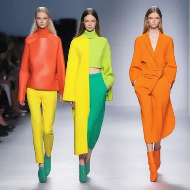 During the fashion show, the designer decided to underplay the use of bright colors and instead opted for a more minimalist approach.