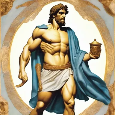 In the Greek myth, when faced with the powerful Zeus, the cunning Hermes strategically underplayed his hand by pretending to be a simple messenger.
