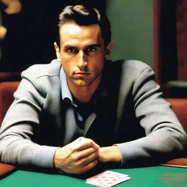 In the classic novel, the protagonist's skilled manipulation allowed him to underplay certain cards during high-stakes poker games, ensuring his victory.