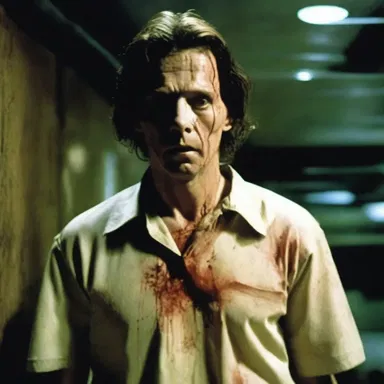 In the horror film, the actor's decision to underplay the role of the deranged killer created an unsettling and suspenseful atmosphere.