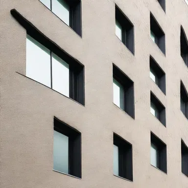 The hydrolith powder can be mixed with other materials to create a unique texture for the walls of a modern building.
