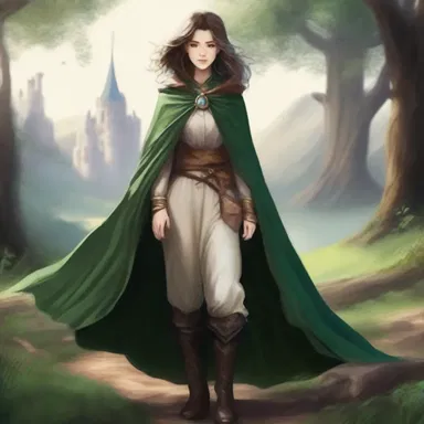 The protagonist of the novel wrapped herself in a warm cape as she embarked on her epic adventure through the enchanted lands.
