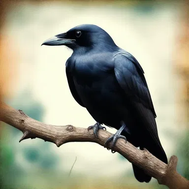 During ancient times, many cultures associated corvine creatures, such as crows and ravens, with omens and messages from the gods.