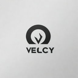 Create a logo for a brand named 'Velocy'. It should be sleek, modern and signify speed.