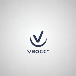 Create a logo for a brand named 'Velocy'. It should be sleek, modern and signify speed.