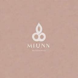 A sleek and sophisticated logo for a perfume brand named 'Miluna'. Incorporate elegance, femininity, and luxury.