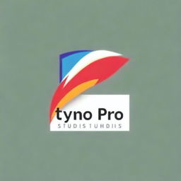 A high-quality digital art piece depicting a business logo with the text 'TYMO PRO STUDIOS'