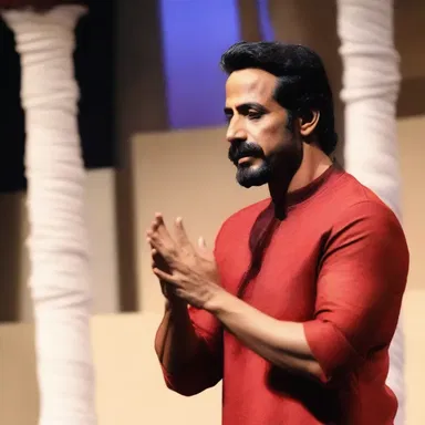 The actor's performance was filled with fervor, captivating the audience from the beginning till the end.
