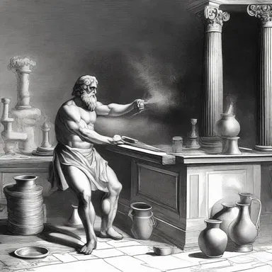 In Greek mythology, the science laboratory of the gods was known as the 'Forge of Hephaestus'.