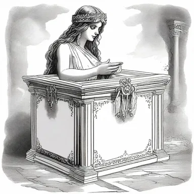 In Greek mythology, the complication arises when Pandora opens the forbidden box.