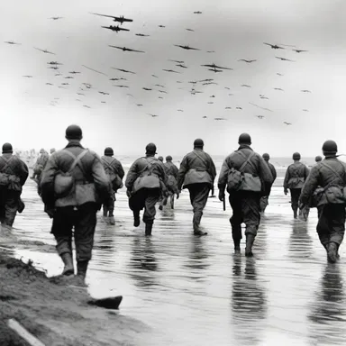 During World War II, the invasion of Normandy by Allied forces was a significant military operation that faced numerous complications due to difficult weather conditions and strong enemy defenses.