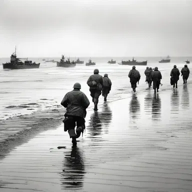 During World War II, the invasion of Normandy by Allied forces was a significant military operation that faced numerous complications due to difficult weather conditions and strong enemy defenses.