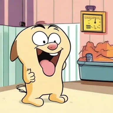 When the cartoon character was scared, you could hear the pit-a-pat of their heart as it beat rapidly.