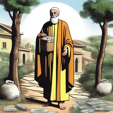 In the religious parable, the suspense account symbolized the passage of money from uncertainty to clarity, representing the journey towards financial righteousness.